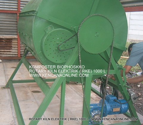 Rotary Kiln Mesin Pencuci Limbah Plastik